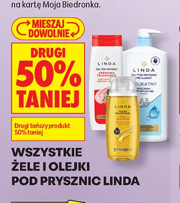 Żel pod prysznic kremowa truskawka Linda promocja w Biedronka