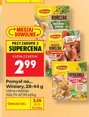Pomysł na... zapiekanka makaronowa z szynką Winiary promocja w Biedronka