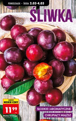 Śliwka promocja w Biedronka