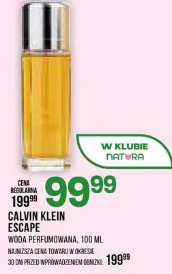 Woda perfumowana Escape promocja w Drogerie Natura