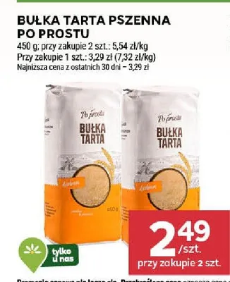Bułka tarta pszenna po prostu promocja w Stokrotka
