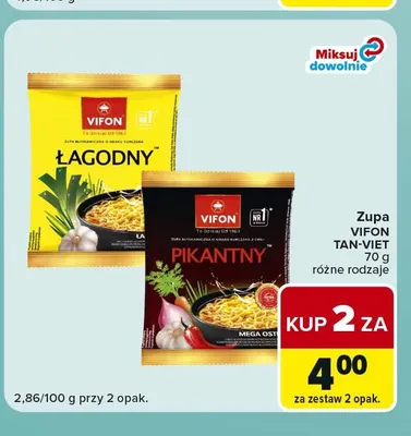 Zupa Vifon Tan-Viet pikantna promocja w Carrefour Express