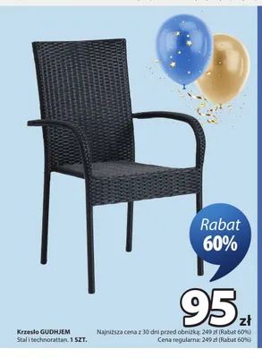 Krzesło GUDHJEM promocja w Jysk