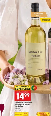 Wino Sauvignon Blanc Verdelho promocja w Biedronka