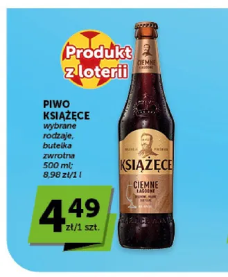 Piwo Książęce Ciemne Łagodne promocja w ABC
