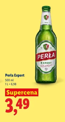 Piwo Perła Export promocja w Lidl