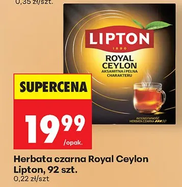 Herbata czarna Royal Ceylon promocja w Biedronka