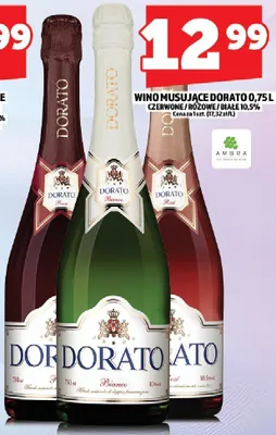 Wino musujące dorato czerwone/różowe/białe 10.5% promocja w TOPAZ