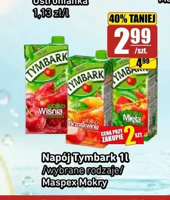 Napój Tymbark Jabłko Wiśnia promocja w API Market