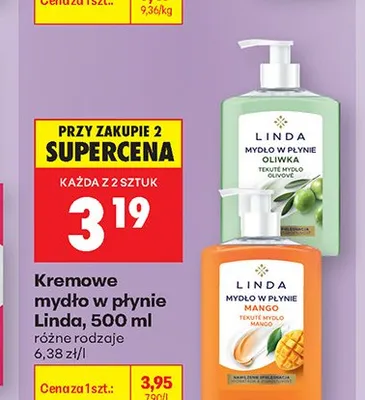 Kremowe mydło w płynie Linda promocja w Biedronka