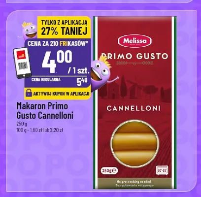 Makaron Cannelloni Primo Gusto promocja w POLOmarket
