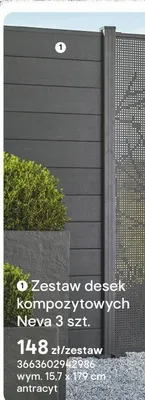 Zestaw desek kompozytowych Neva promocja w Castorama