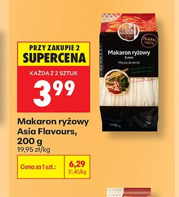 Makaron ryżowy Asia Flavours promocja w Biedronka