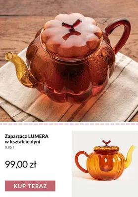 Zaparzacz Lumera w kształcie dyni 0,85 l promocja w Homla