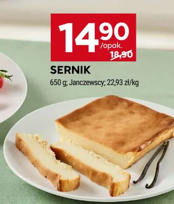 Sernik Janczewscy promocja w Stokrotka