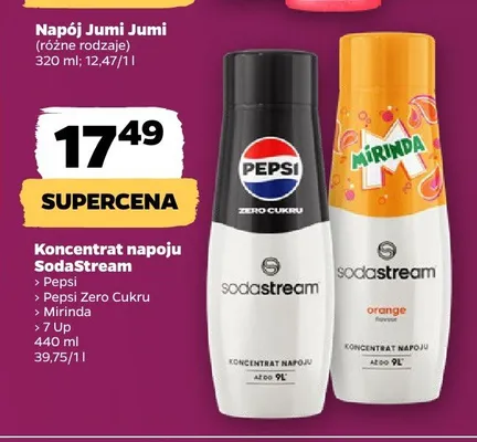 Koncentrat napoju SodaStream Pepsi Zero Cukru promocja w Netto