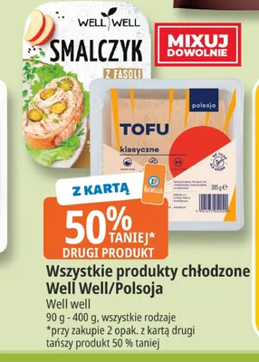 Produkty chłodzone Well Well/Polsoja promocja w Leclerc