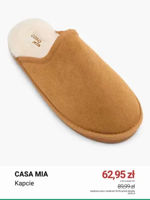 Kapcie Casa Mia promocja w Deichmann