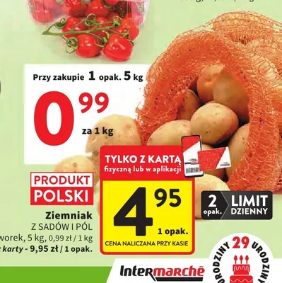 Ziemniak Z Sadów i Pól promocja w Intermarche