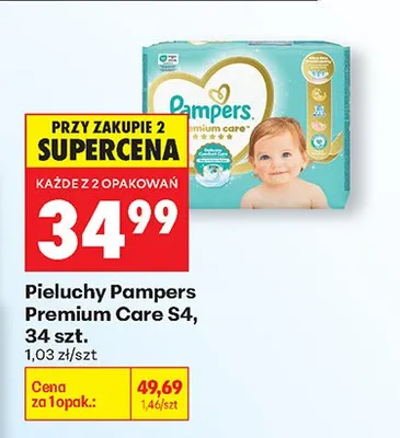 Pieluchy Premium Care S4 promocja w Biedronka