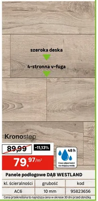 Panele podłogowe dąb westland promocja w Leroy Merlin