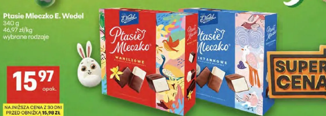 Ptasie mleczko waniliowe promocja w Delikatesy Centrum