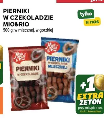 Pierniki w czekoladzie Mio&Rio promocja w Stokrotka