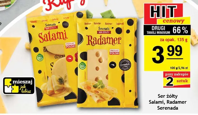 Ser żółty Radamer Serenada promocja w Gram Market