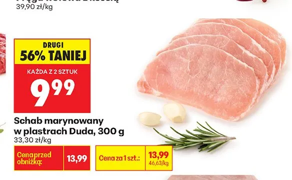 Schab marynowany w plastrach Duda promocja w Biedronka