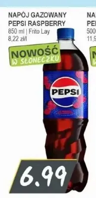 Napój gazowany Pepsi Raspberry promocja w Słoneczko