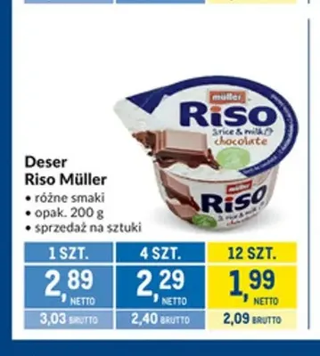 Deser Riso Müller promocja w Makro