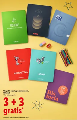Zeszyt przedmiotowy A5 Geografia Oxford 60 kartek promocja w Lidl