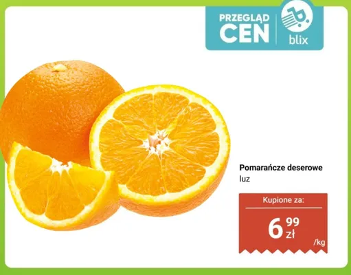 Pomarańcze deserowe luz promocja w Biedronka