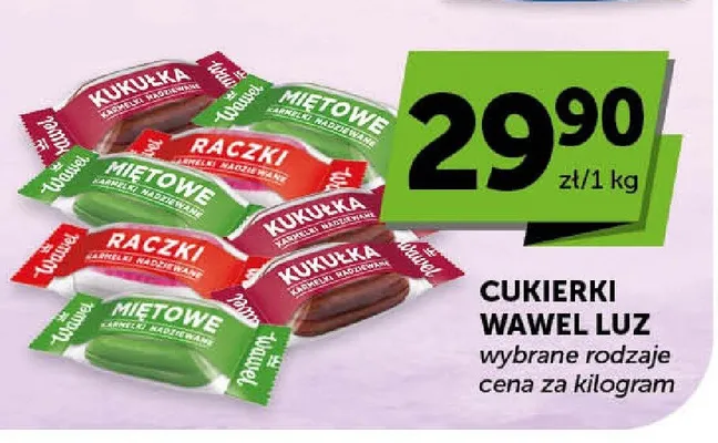Cukierki Wawel Luz Raczki promocja w ABC
