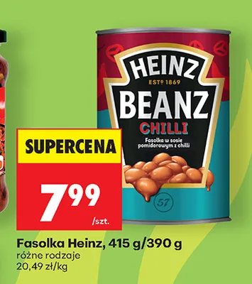 Fasolka Chilli Heinz Beanz promocja w Biedronka