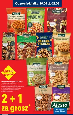 Mieszanka studencka promocja w Lidl