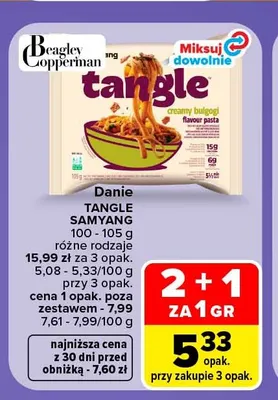 Danie Tangle Samyang promocja w Carrefour