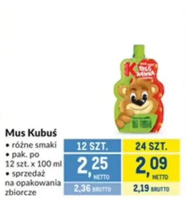 Mus Kubuś promocja w Makro
