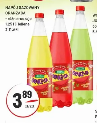 Napój gazowany Oranżada Hellena biała promocja w Sedal