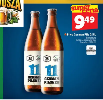 Piwo German Pils Brofaktura promocja w TOPAZ