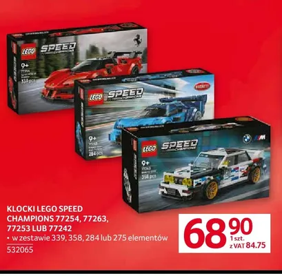 Klocki LEGO Speed Champions 77253 promocja w Selgros