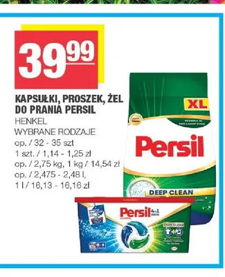 Proszek do prania Persil Deep Clean promocja w SPAR