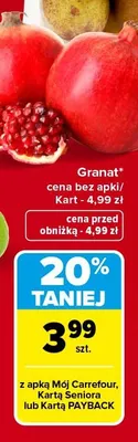 Granat promocja w Carrefour Market