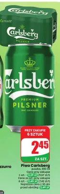 Piwo Carlsberg promocja w Dino
