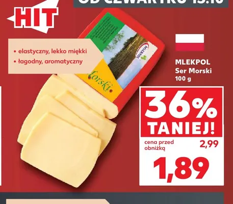 Ser Morski Mlekpol promocja w Kaufland