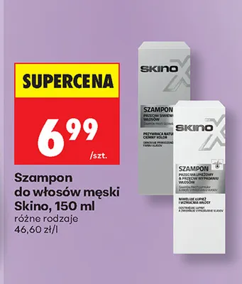 Szampon do włosów męski Skino promocja w Biedronka