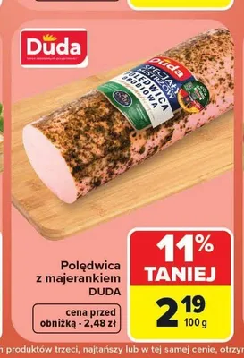 Polędwica z majerankiem Duda promocja w Carrefour