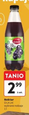 Nektar O la la! czarna porzeczka promocja w Intermarche