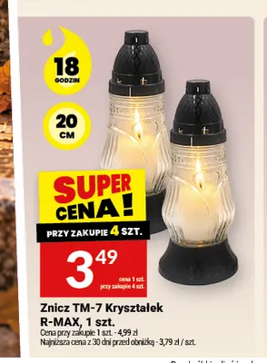 Znicz TM-7 Kryształek R-MAX promocja w Twój Market