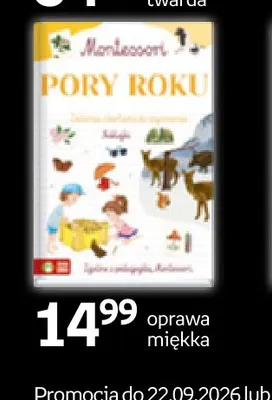 Książka Montessori Pory roku oprawa miękka promocja w Empik